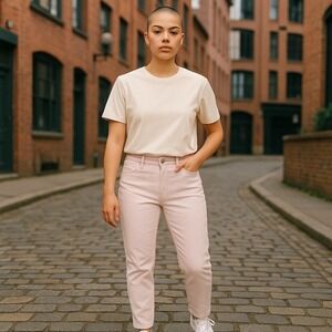 Democracy Denim Jeans Pastel Pink Size 10 Ab Technology Skinny Leg-Soft Girl